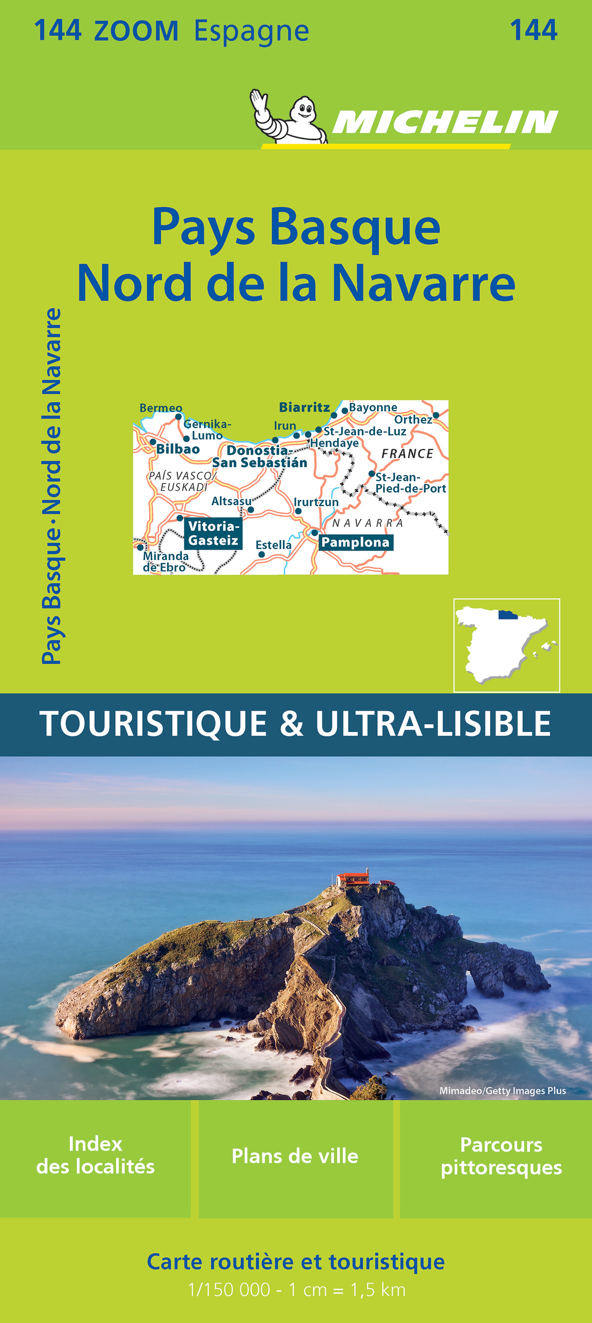 CARTE ZOOM 144 PAYS BASQUE - NORD DE LA NAVARRE 2017
