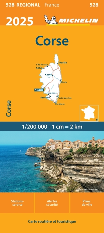 Carte Régionale Corse 2025