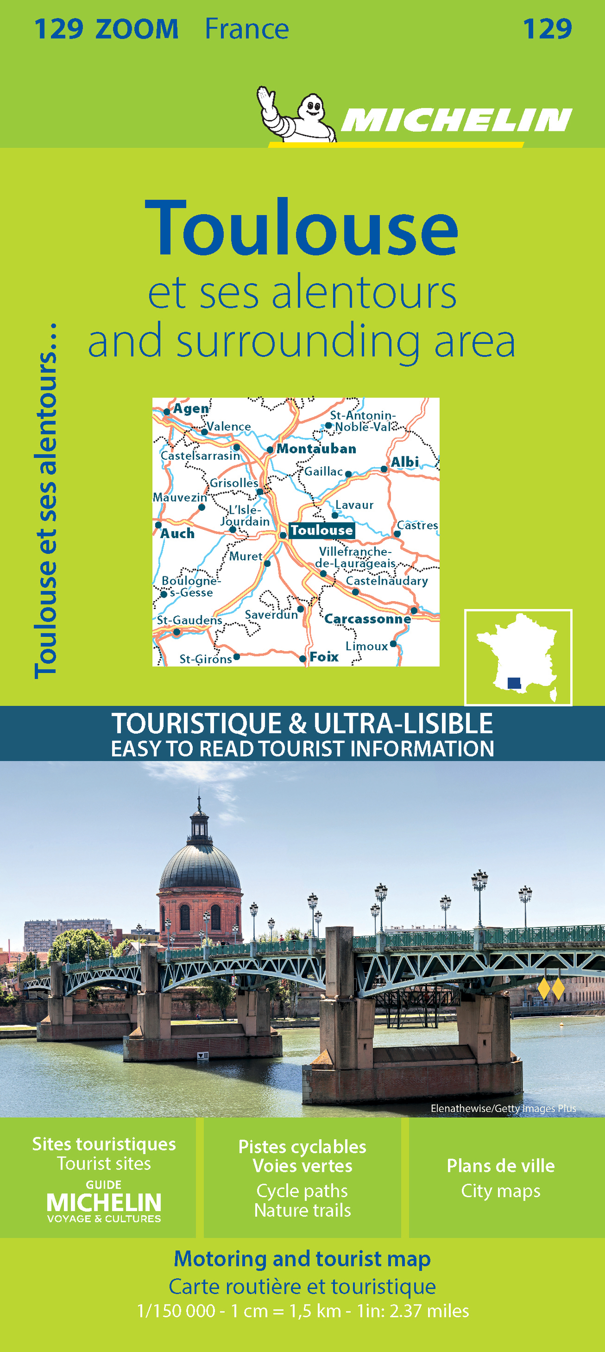 129 CARTE ZOOM 129 TOULOUSE ET SES ALENTOURS