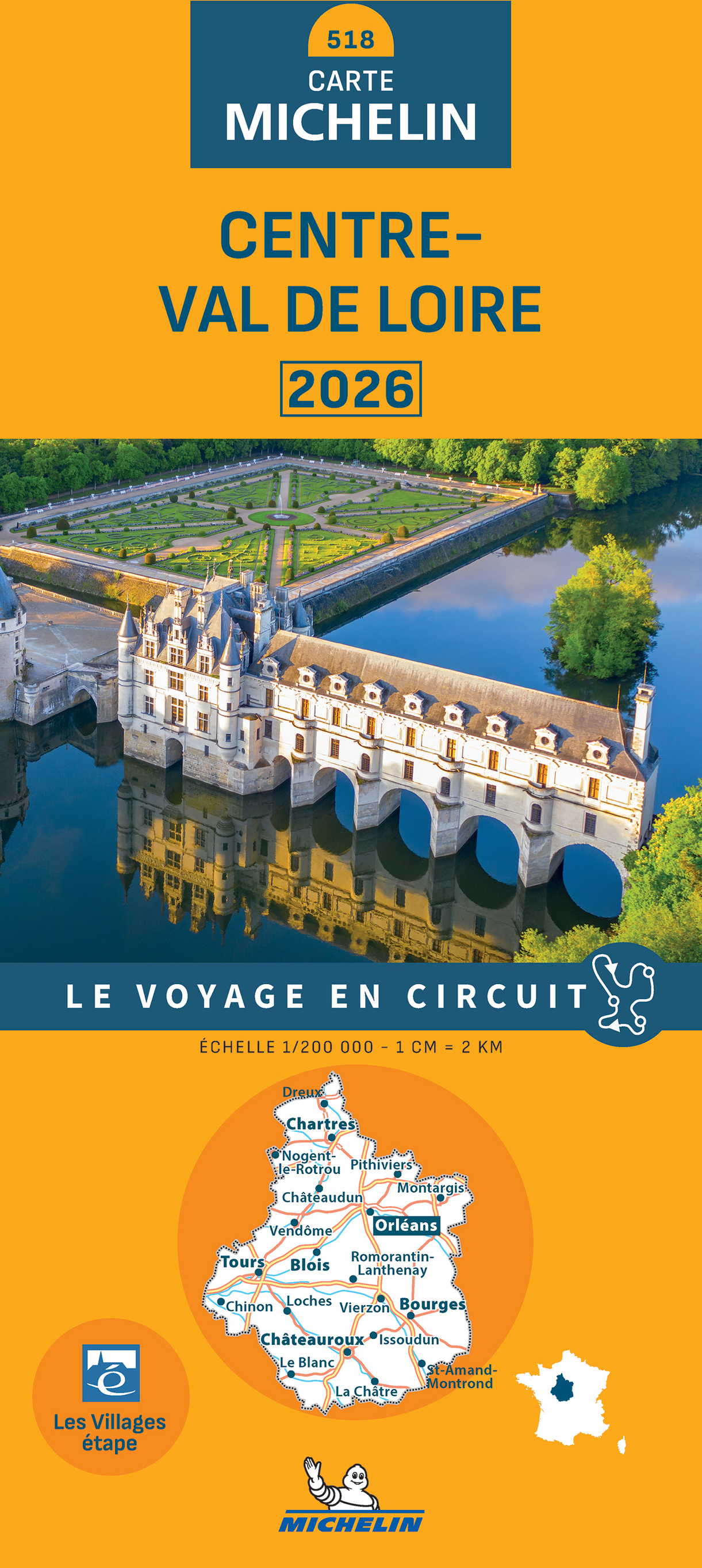 CARTE REGIONALE CENTRE - VAL DE LOIRE 2026