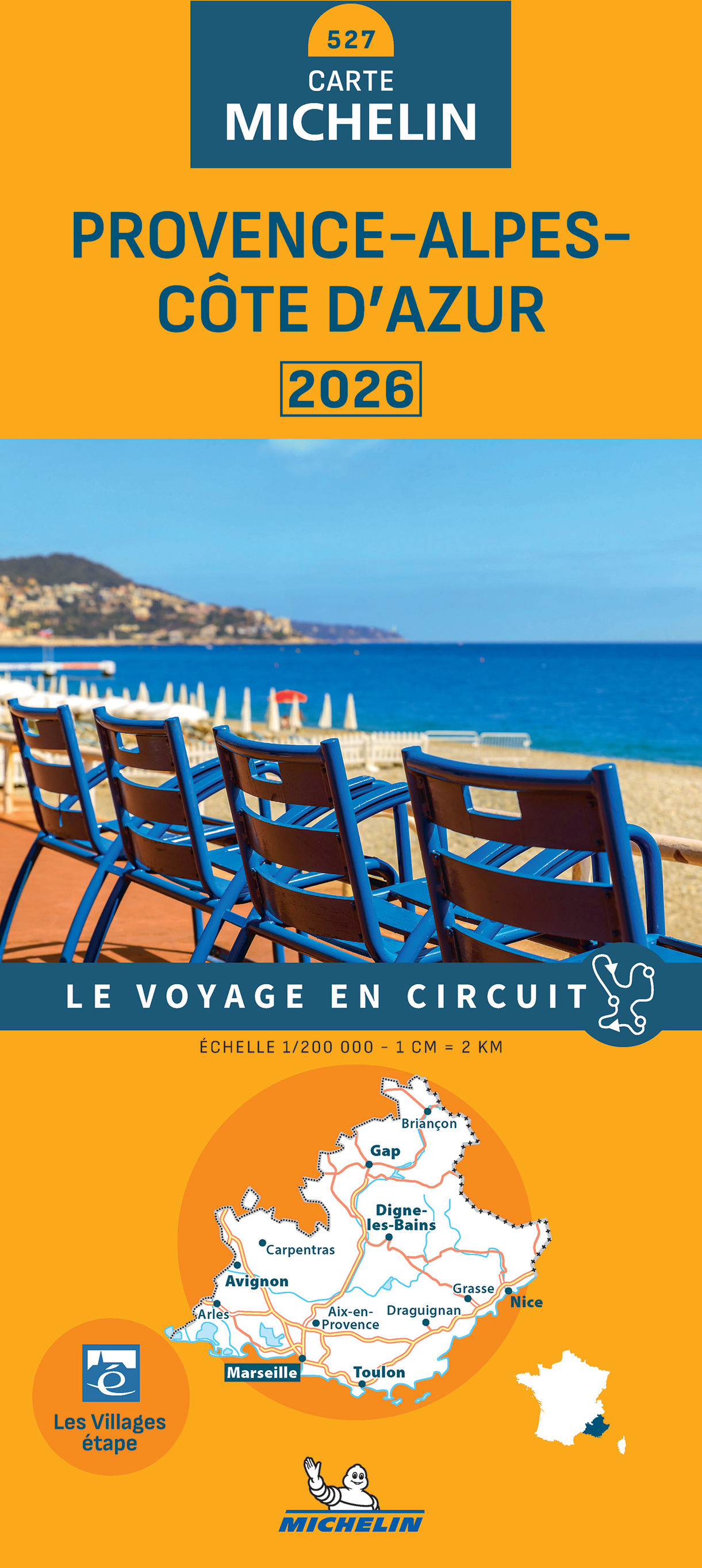 CARTE REGIONALE PROVENCE-ALPES-COTE D´AZUR 2026