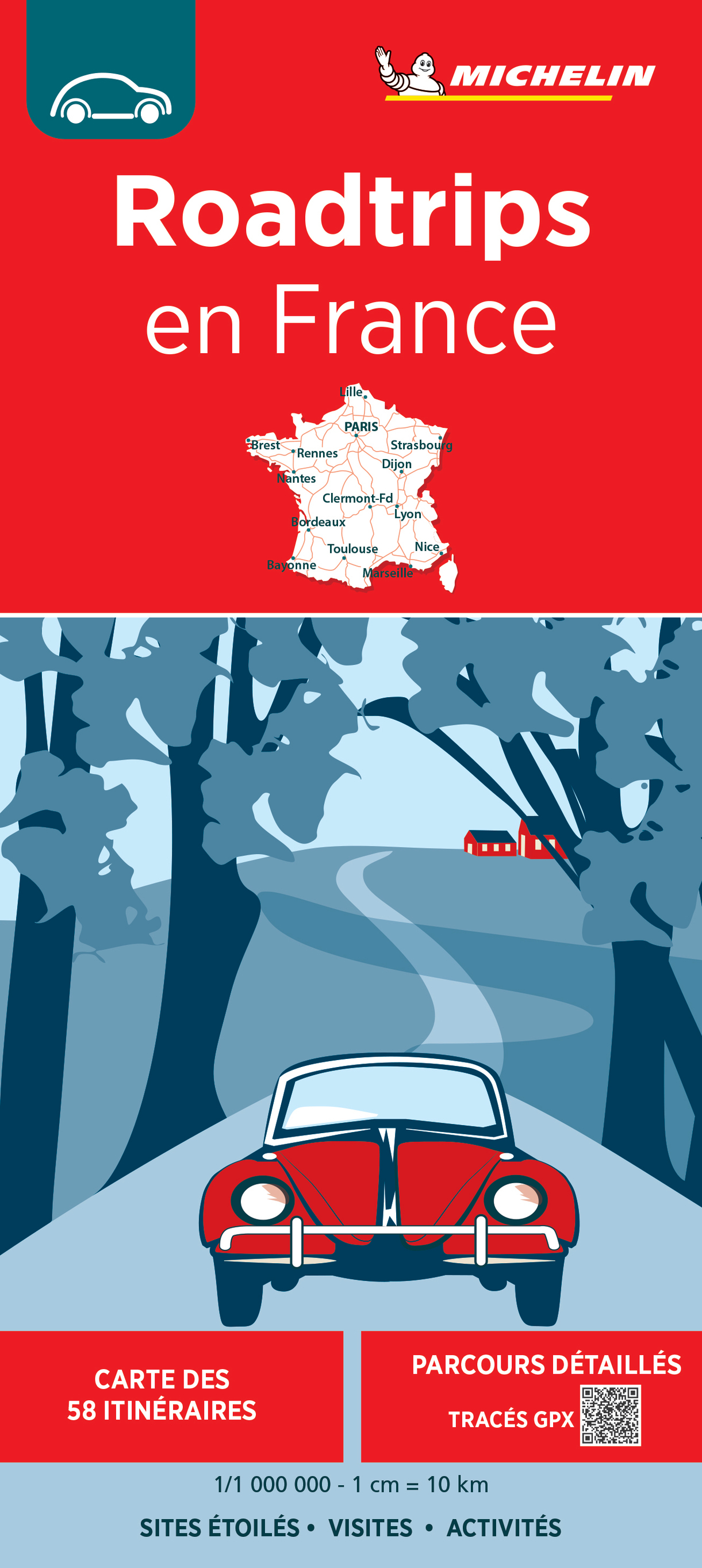769 - CARTE ROADTRIPS EN FRANCE