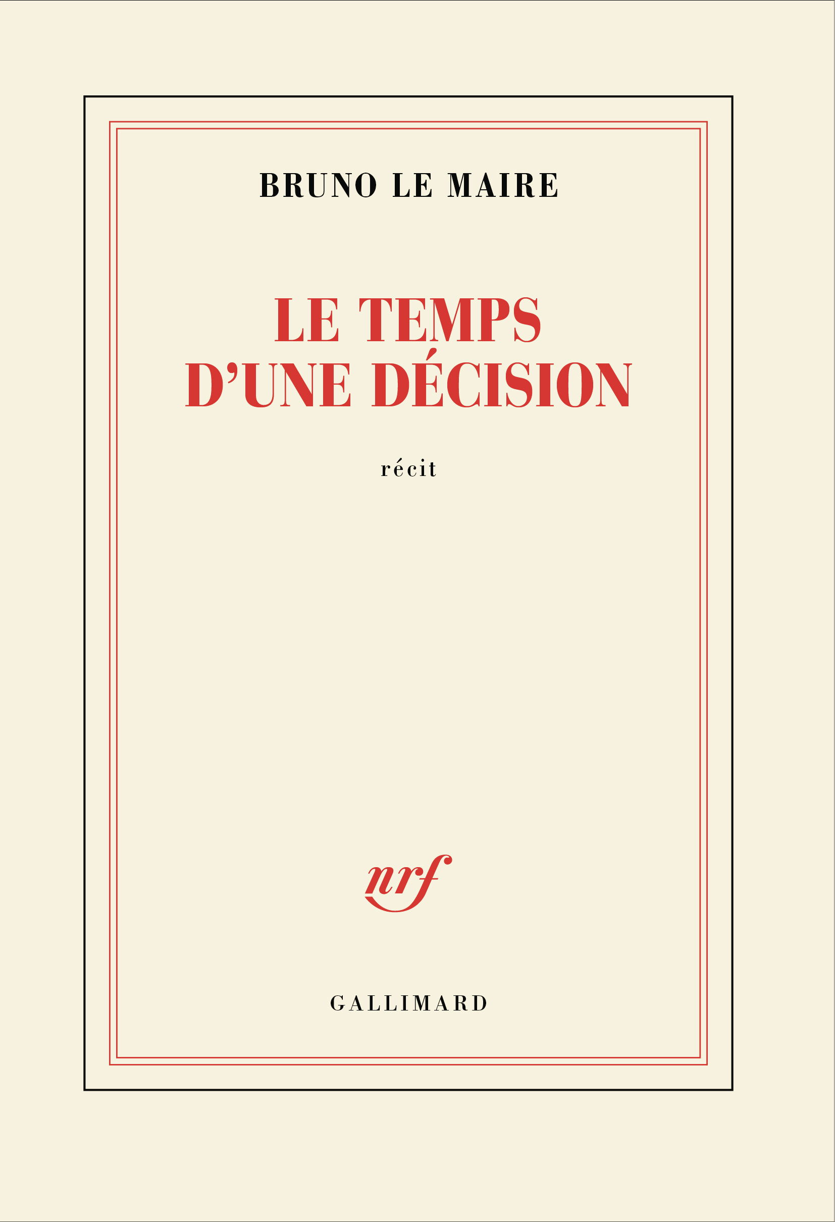 Le temps d'une décision