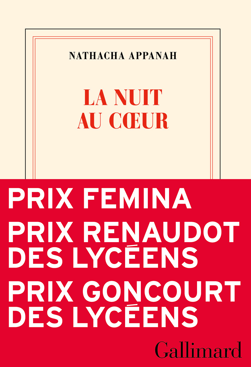 NUIT AU COEUR - PRIX FEMINA 2025 + GONCOURT DES LYCEENS 2025