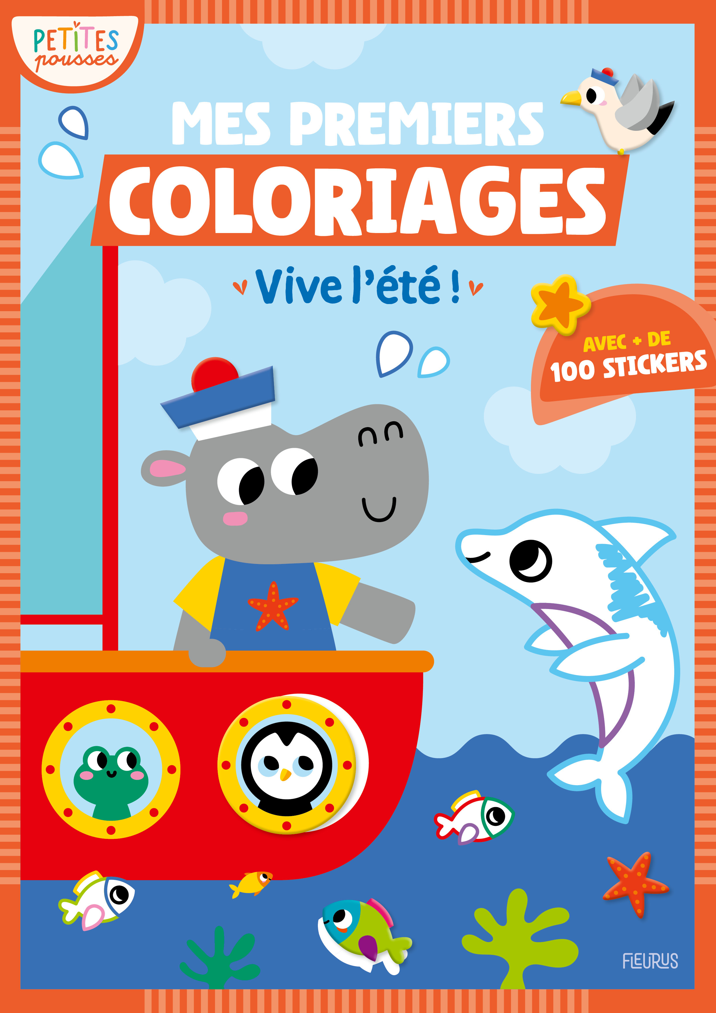 MES PREMIERS COLORIAGES - VIVE L´ETE !