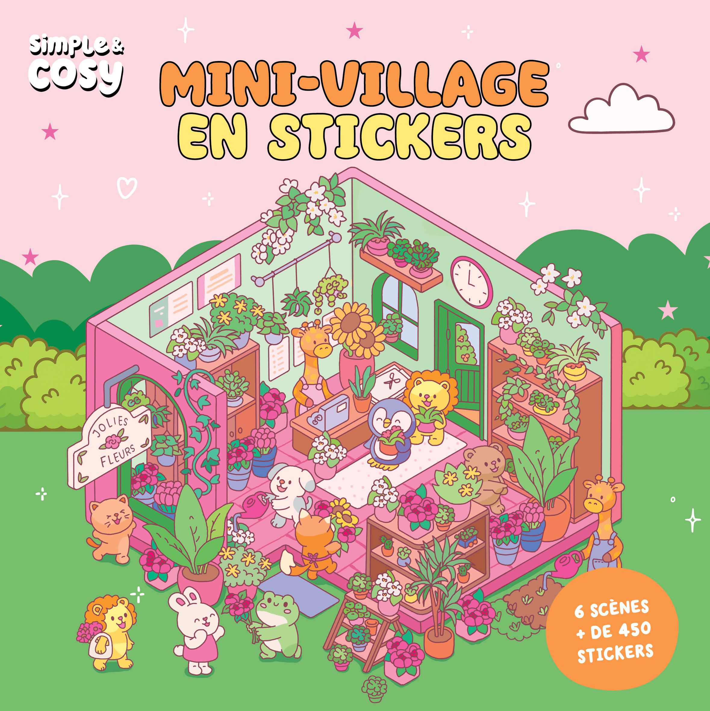 SIMPLE ET COSY - MINI VILLAGE EN STICKERS