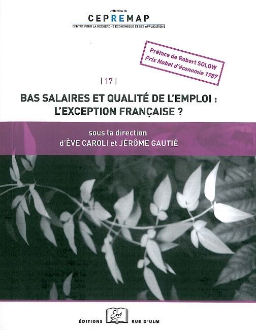 Bas Salaires et Qualite de l'Emploi... - L'Exception Française ?
