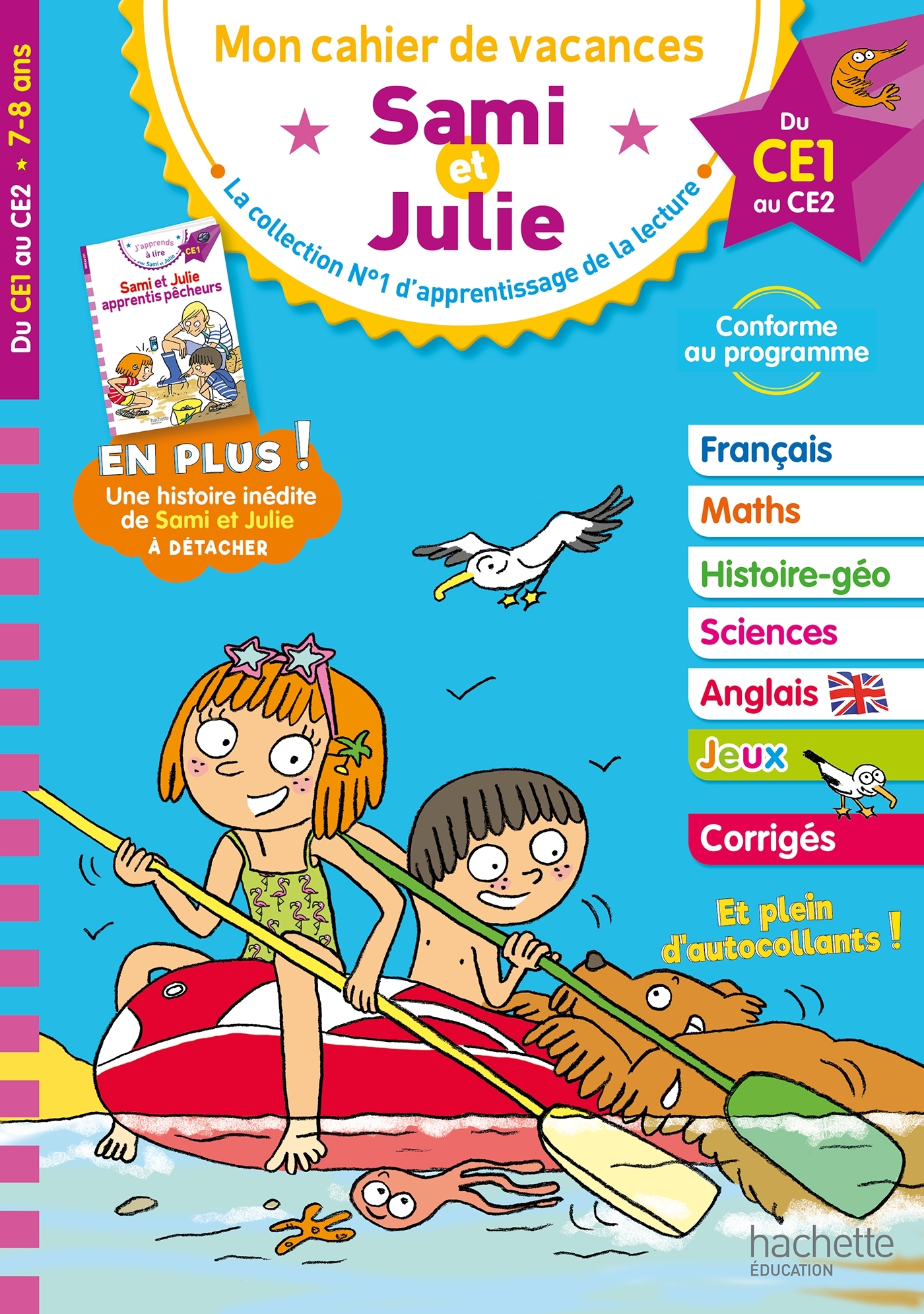 CAHIER DE VACANCES SAMI ET JULIE DU CE1 AU CE2