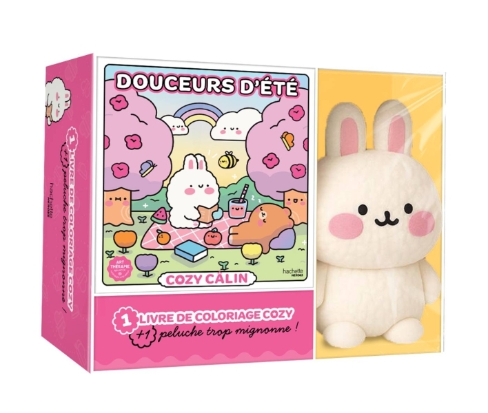 Coffret cozy + peluche Lapin