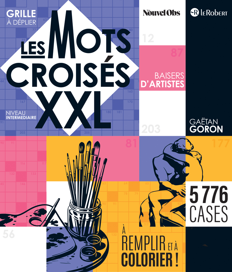 Les mots croisés XXL - Baisers d'artistes