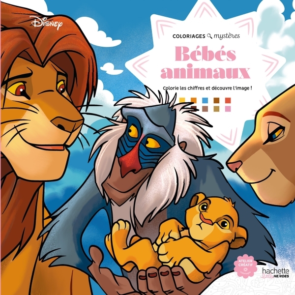 Grand carré mystères Disney - Bébés animaux