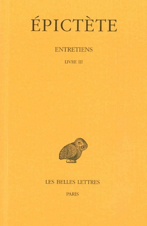 ENTRETIENS. TOME III : LIVRE III