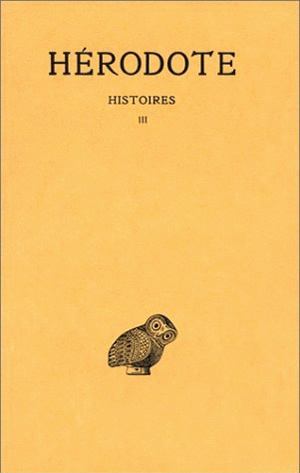 HISTOIRES. TOME III, LIVRE III : THALIE