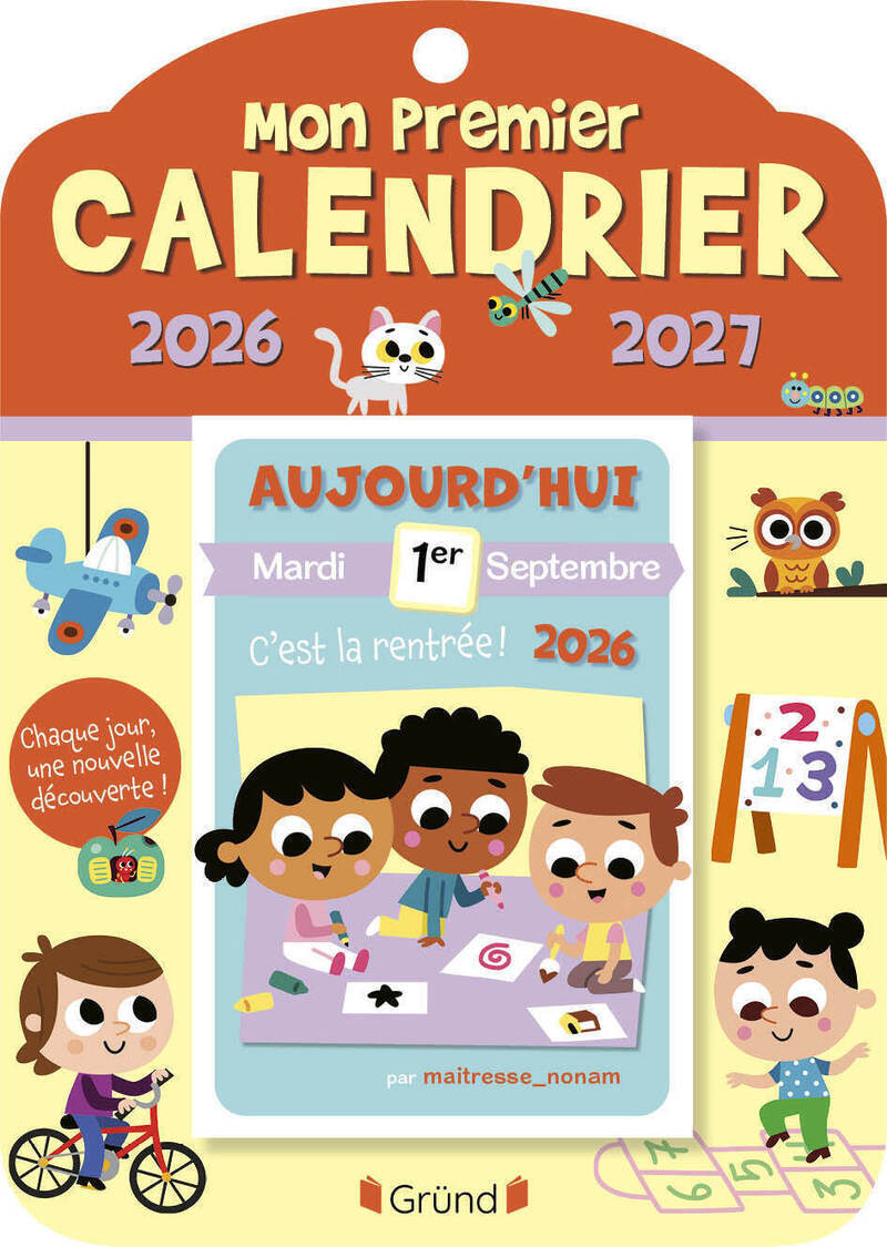 Mon premier calendrier 2026-2027