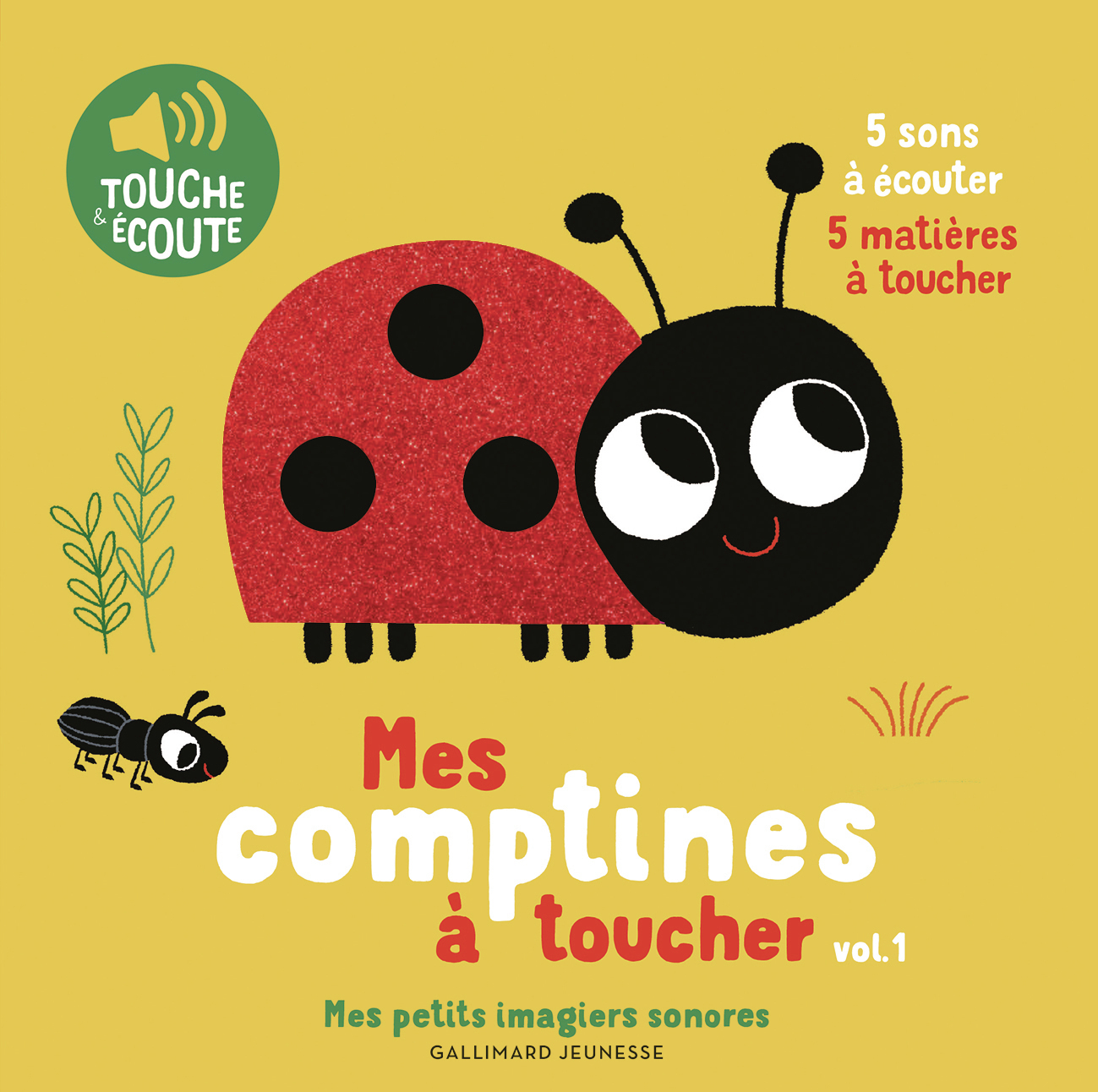 5 sons à écouter, 5 matières à toucher