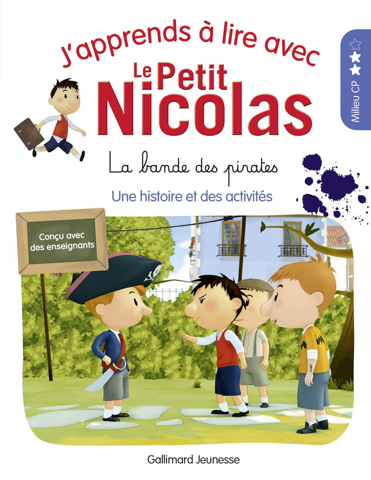 J´APPRENDS A LIRE AVEC LE PETIT NICOLAS - T08 - LA BANDE DES PIRATES