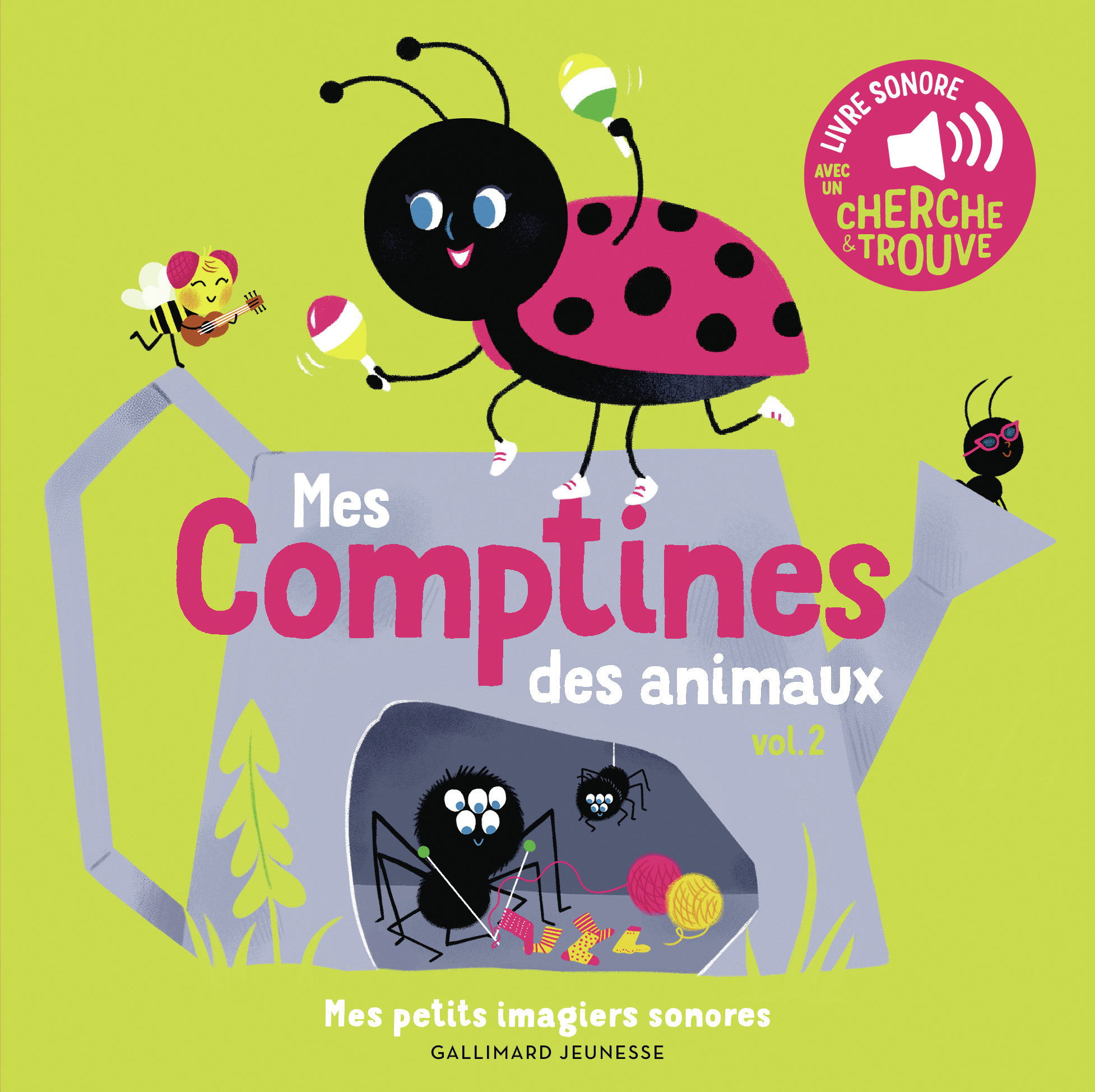Mes comptines des animaux - Des sons à écouter, des images à regarder