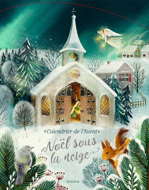 Noël sous la neige. Calendrier de l’Avent
