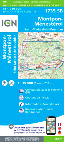 1735Sb Montpon-Ménestérol.St-Médard-De-Mussidan