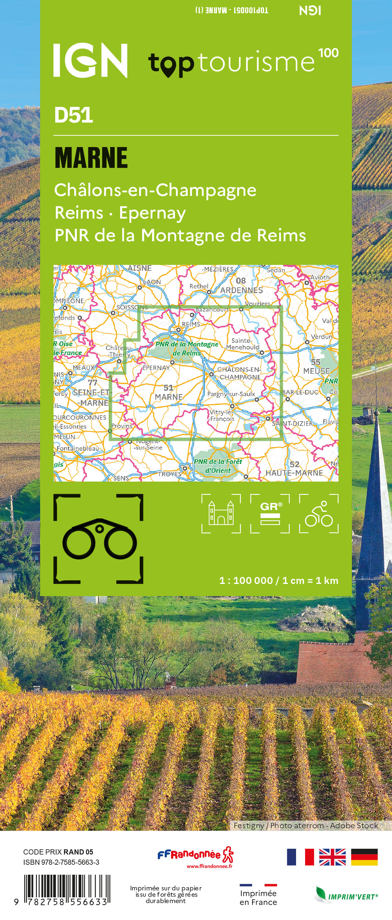 TOP100D51 - MARNE Châlons-en-Champagne Reims · Epernay PNR de la Montagne de Reims
