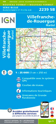 2239Sb Villefranche-De-Rouergue.Martiel