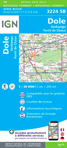 3224Sb Dole/Orchamps/Forêt De Chaux