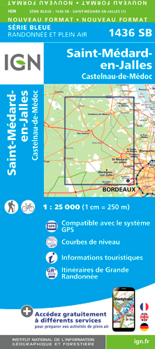 1436Sb Saint-Medard-En-Jalles/Castelnau-De-Medoc