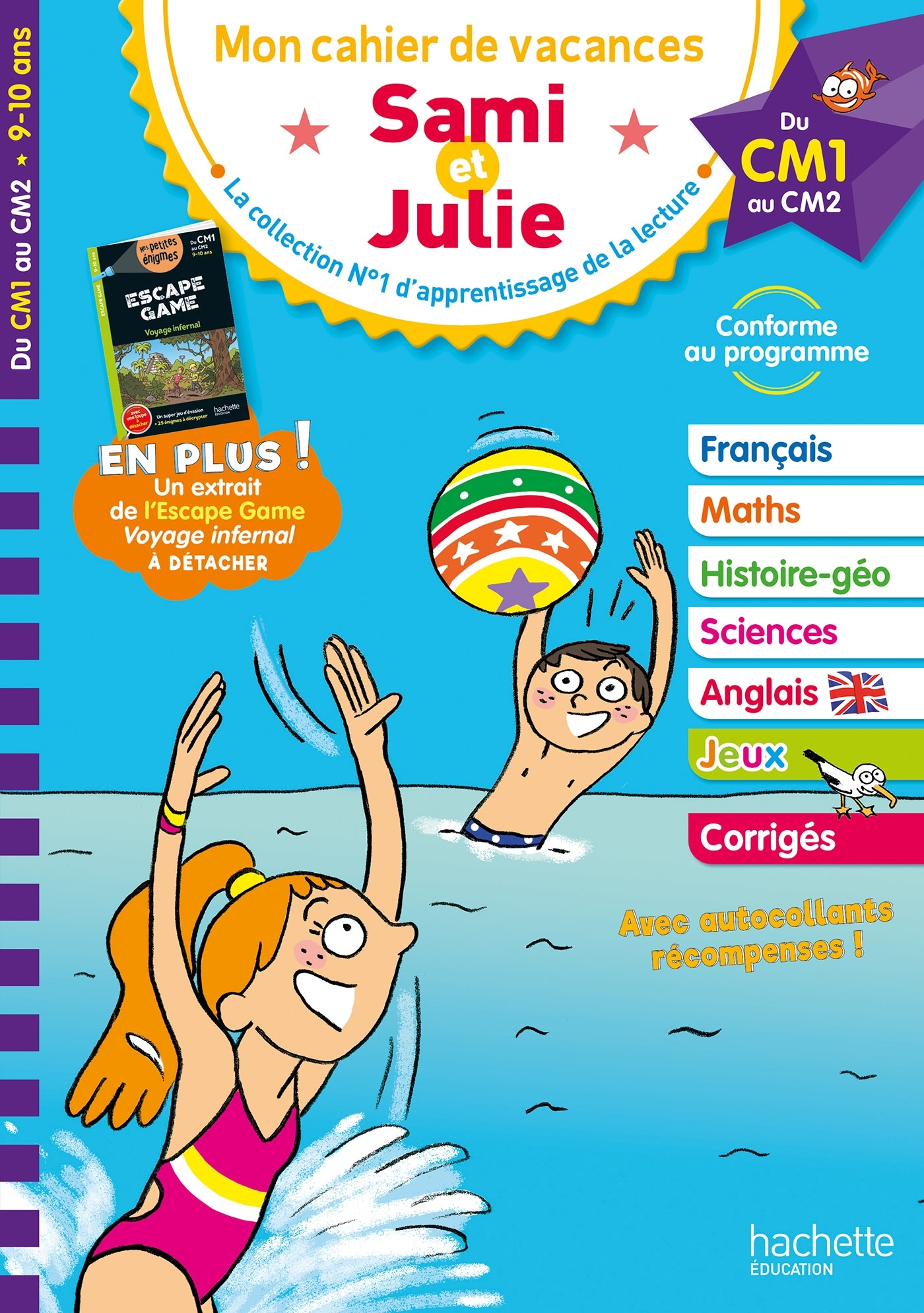 SAMI ET JULIE - DU CM1 AU CM2 - CAHIER DE VACANCES 2024