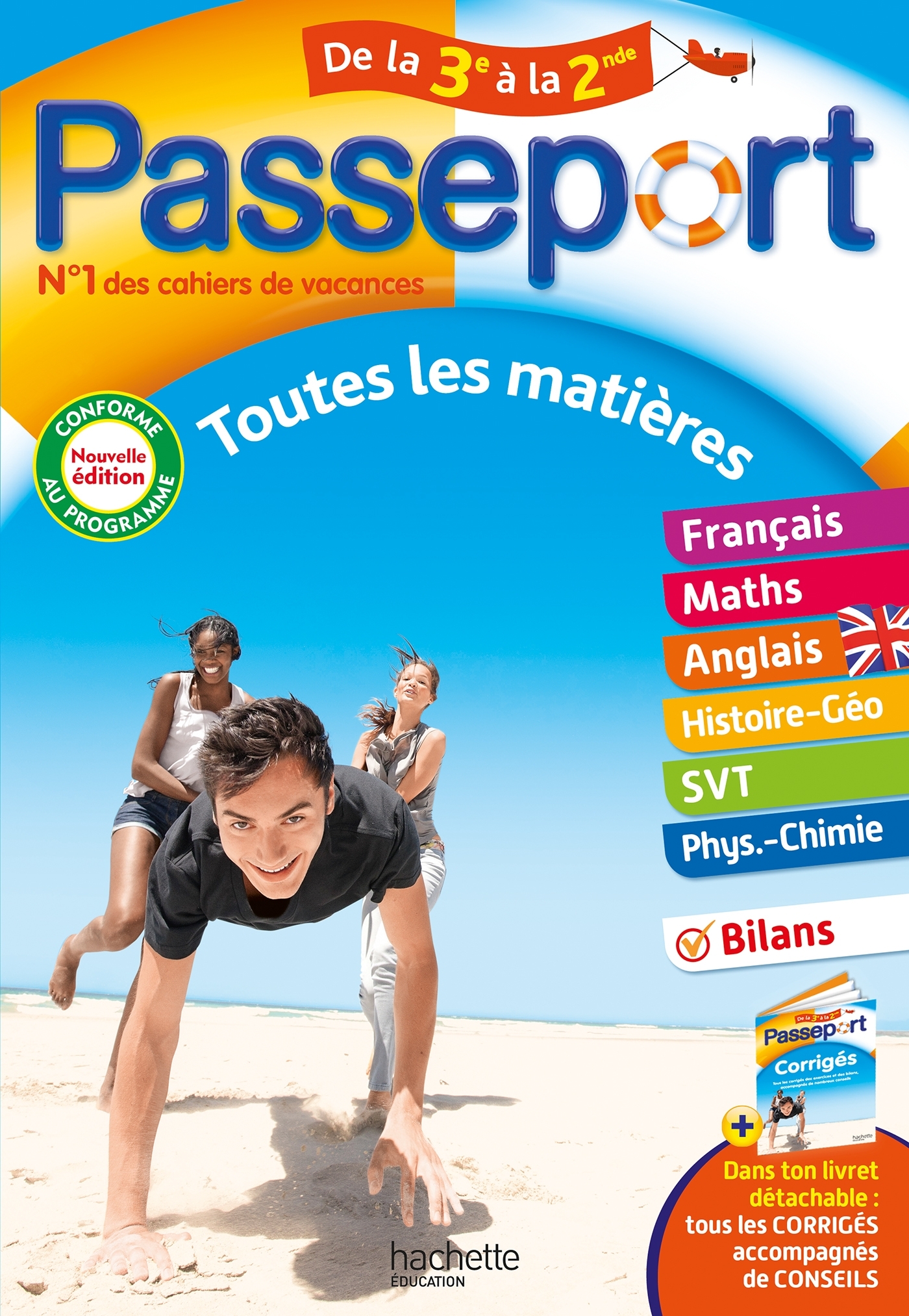 PASSEPORT - TOUTES LES MATIERES - DE LA 3E A LA 2DE - CAHIER DE VACANCES 2024