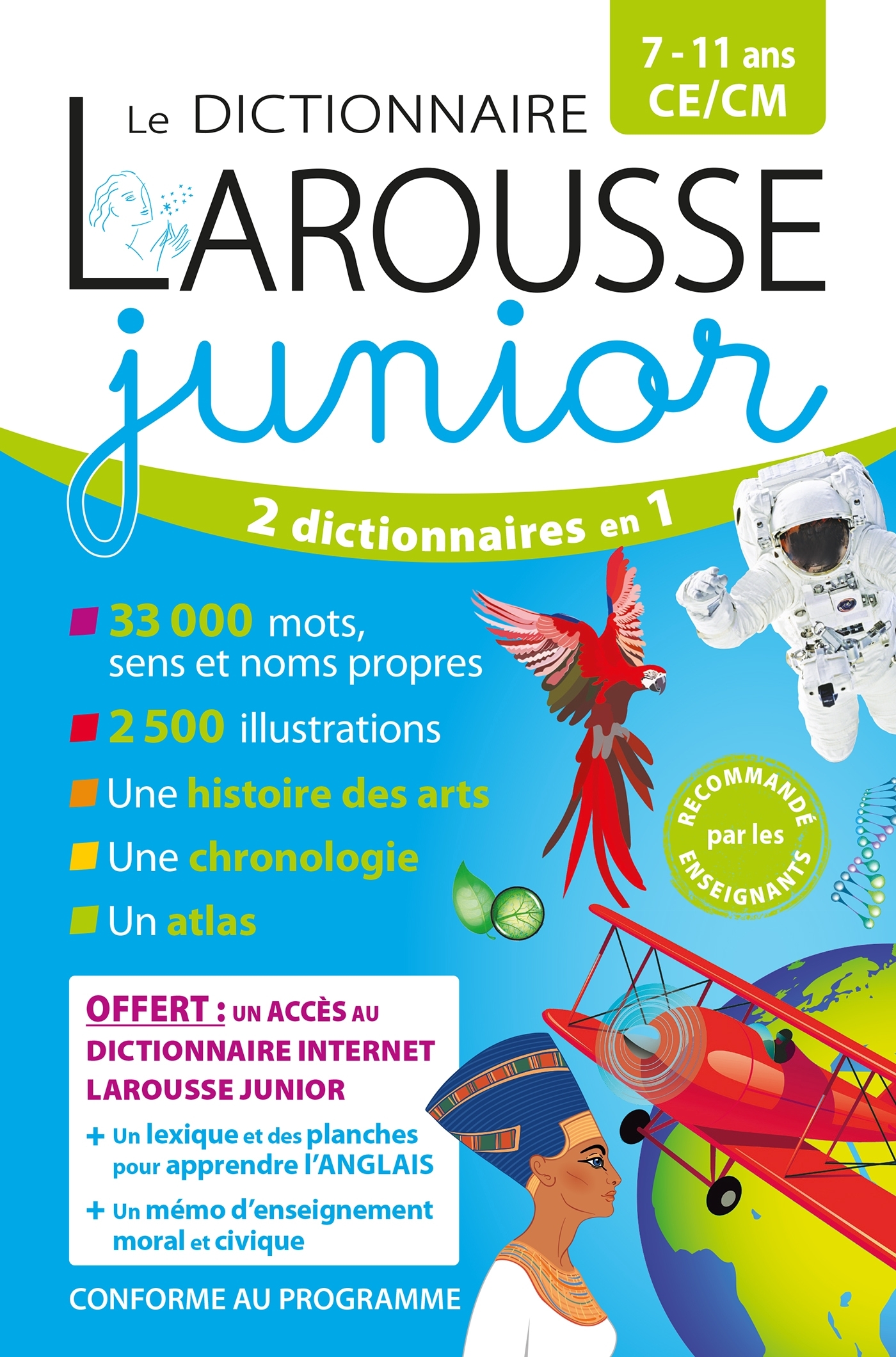 DICTIONNAIRE LAROUSSE JUNIOR ET SON DICTIONNAIRE EN LIGNE - 7/11 ANS - CE/CM