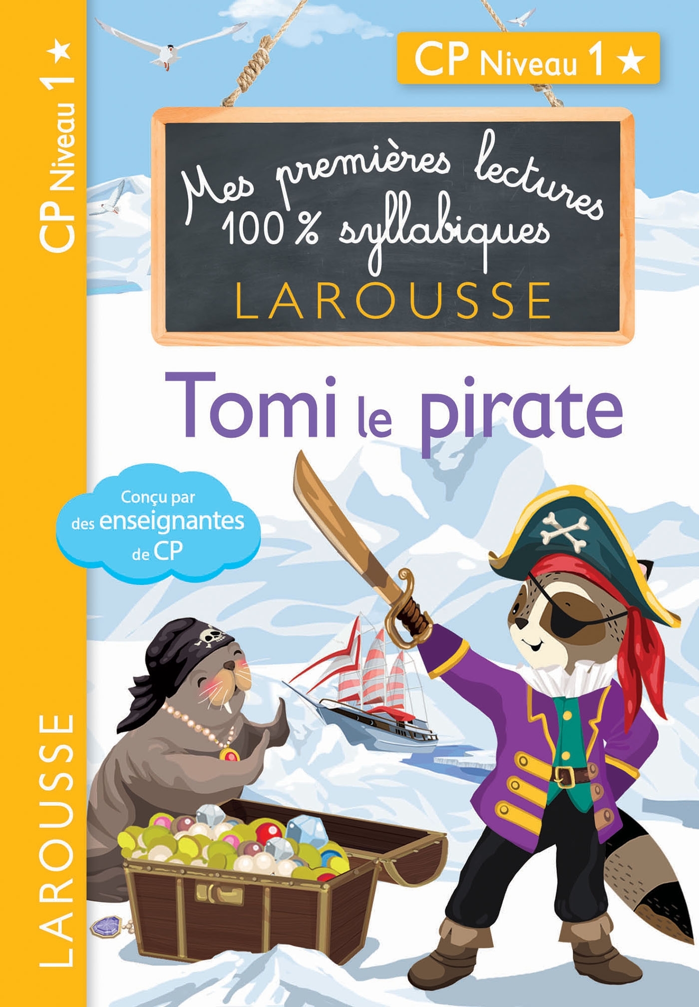 PREMIERES LECTURES SYLLABIQUES - TOMI, LE PIRATE, NIVEAU 1