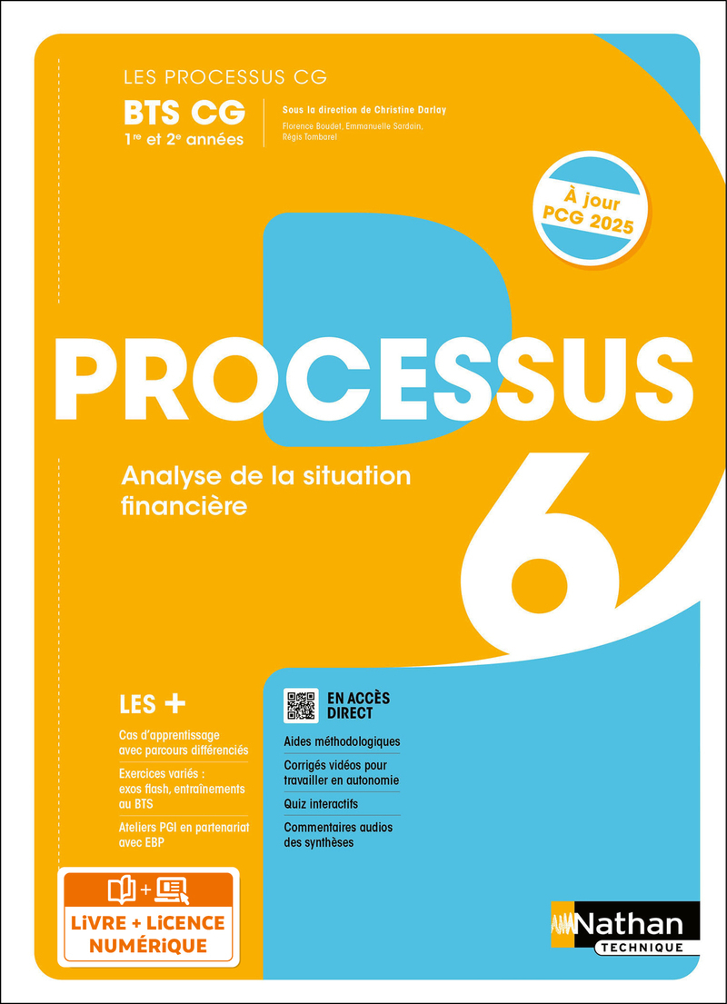 Les processus BTS CG - Processus 6 BTS CG 1ère et 2ème années - 2024 - Manuel - élève - + iManuel
