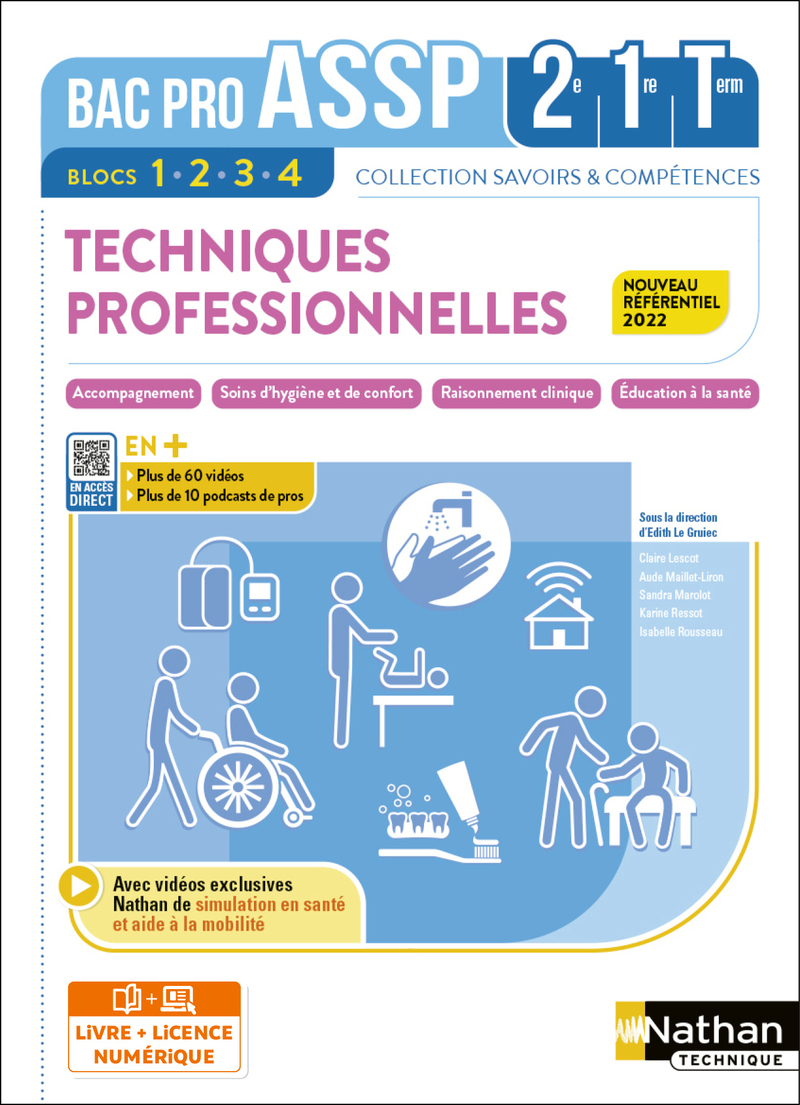 TECHNIQUES PROFESSIONNELLES : ACCOMPAGNEMENT/SOINS/EDUCATION SANTE - BAC ASSP 2DE 1RE TE