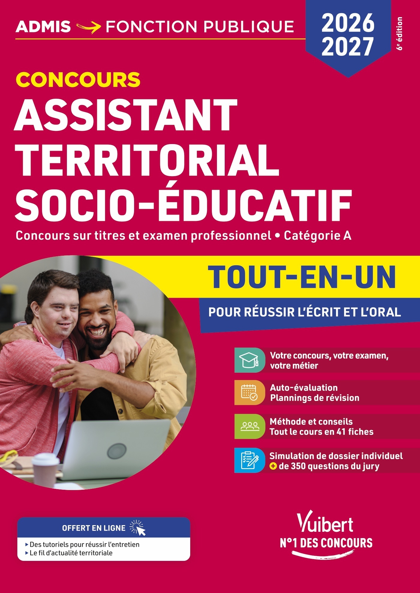 Concours Assistant territorial socio-éducatif 2026-2027 - Tout-en-un - Externe et interne - Catégorie A