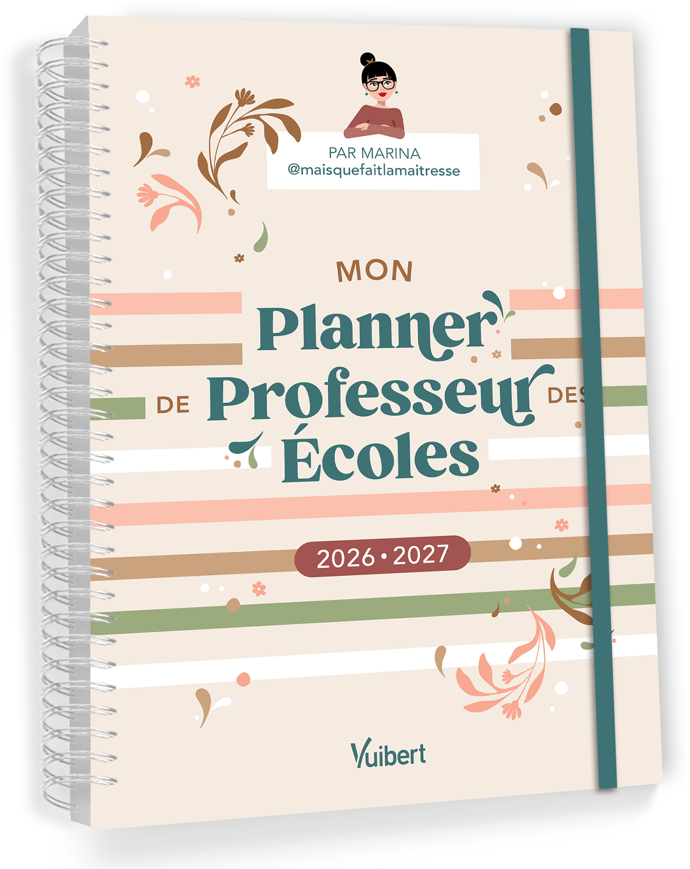Mon Planner de professeur des écoles 2026/2027 - Cahier journal, Suivi des élèves, Gestion administrative