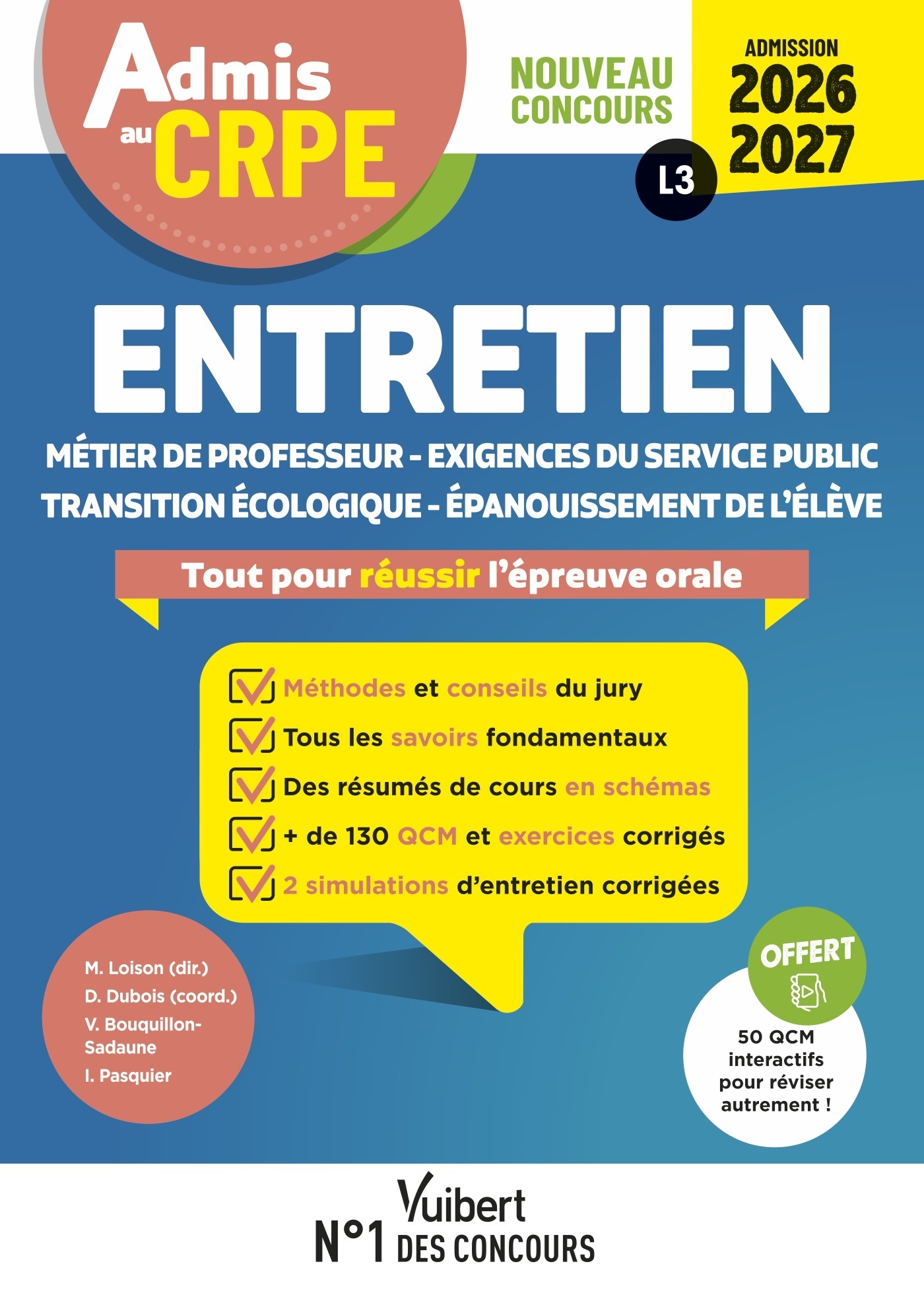 Métier de professeur - Exigences du service public - Transition écologique - Epanouissement de l'élève