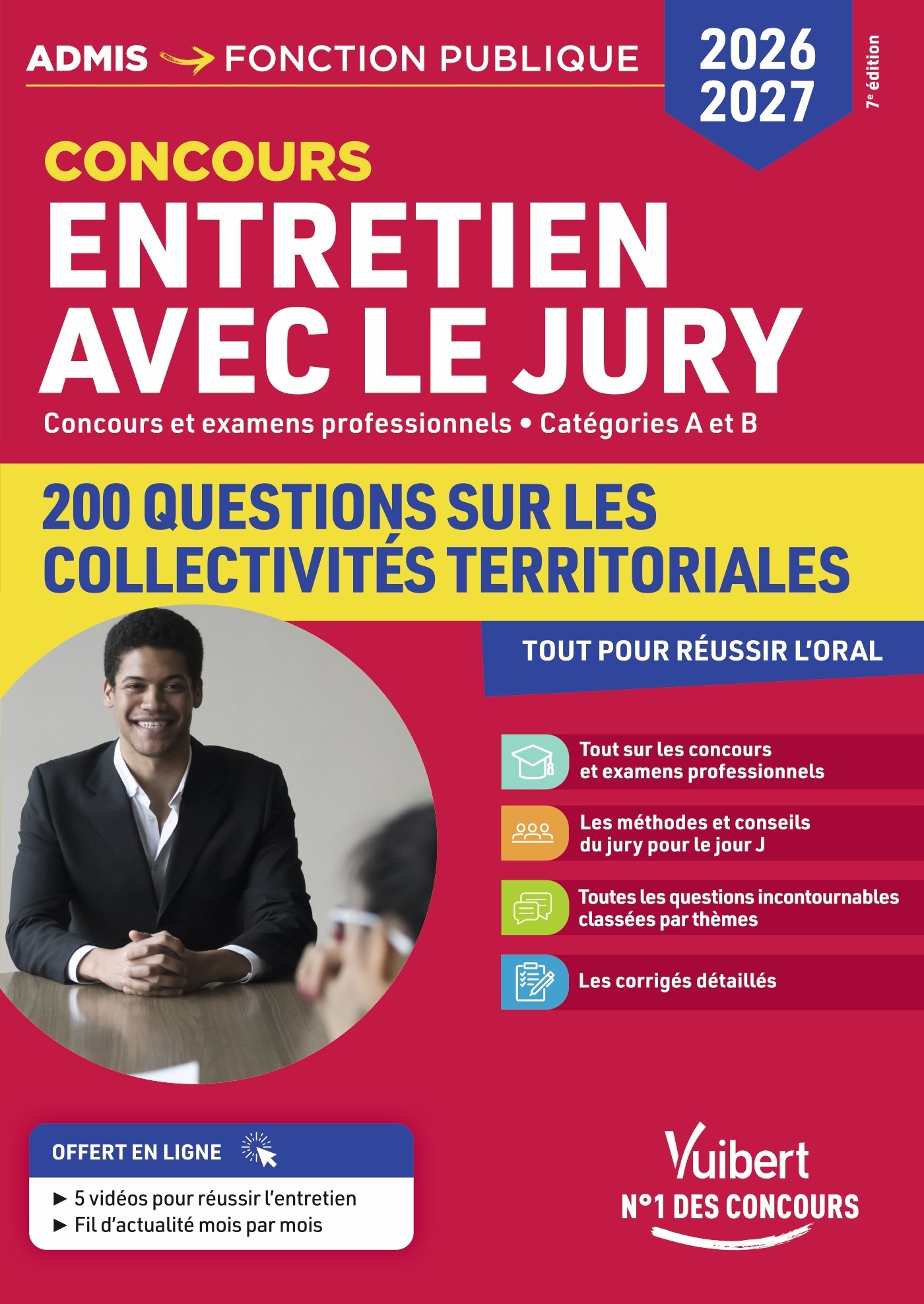 Entretien avec le jury - 200 questions sur les collectivités territoriales - 2026-2027 - Concours et examens professionnels - Catégories A et B