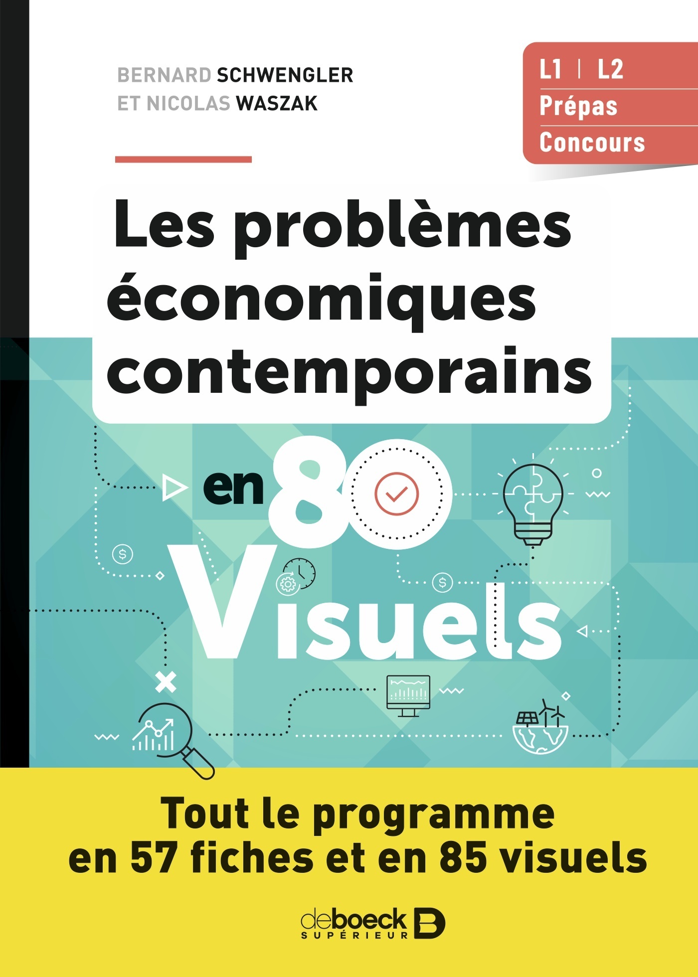 Problèmes économiques contemporains en 80 visuels - Tout le programme en 57 fiches et en 85 visuels