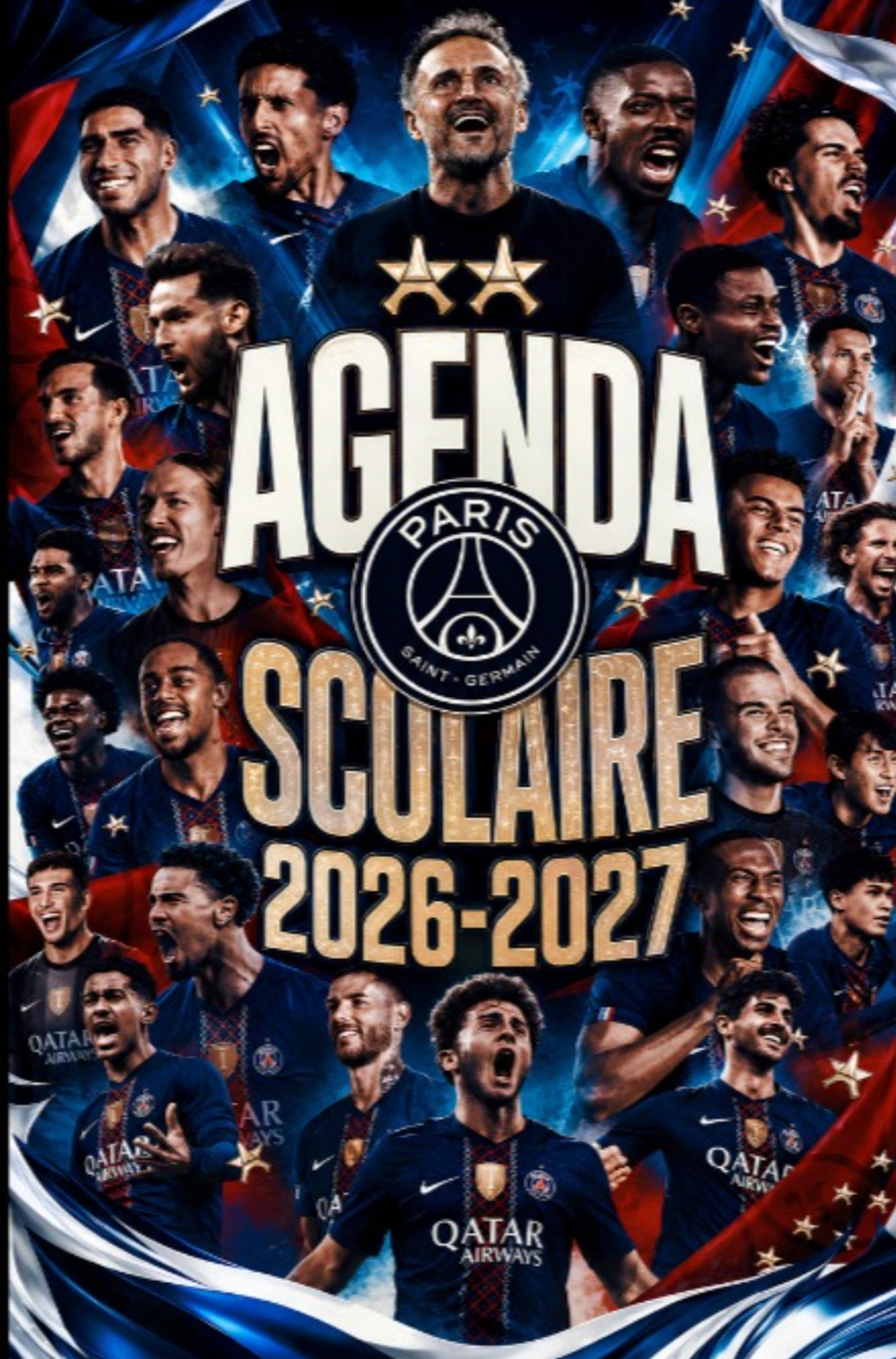 Agenda Scolaire 2026 2027 - Organisateur scolaire quotidien pour garçons et filles - Primaire, Collège & Lycée ...
