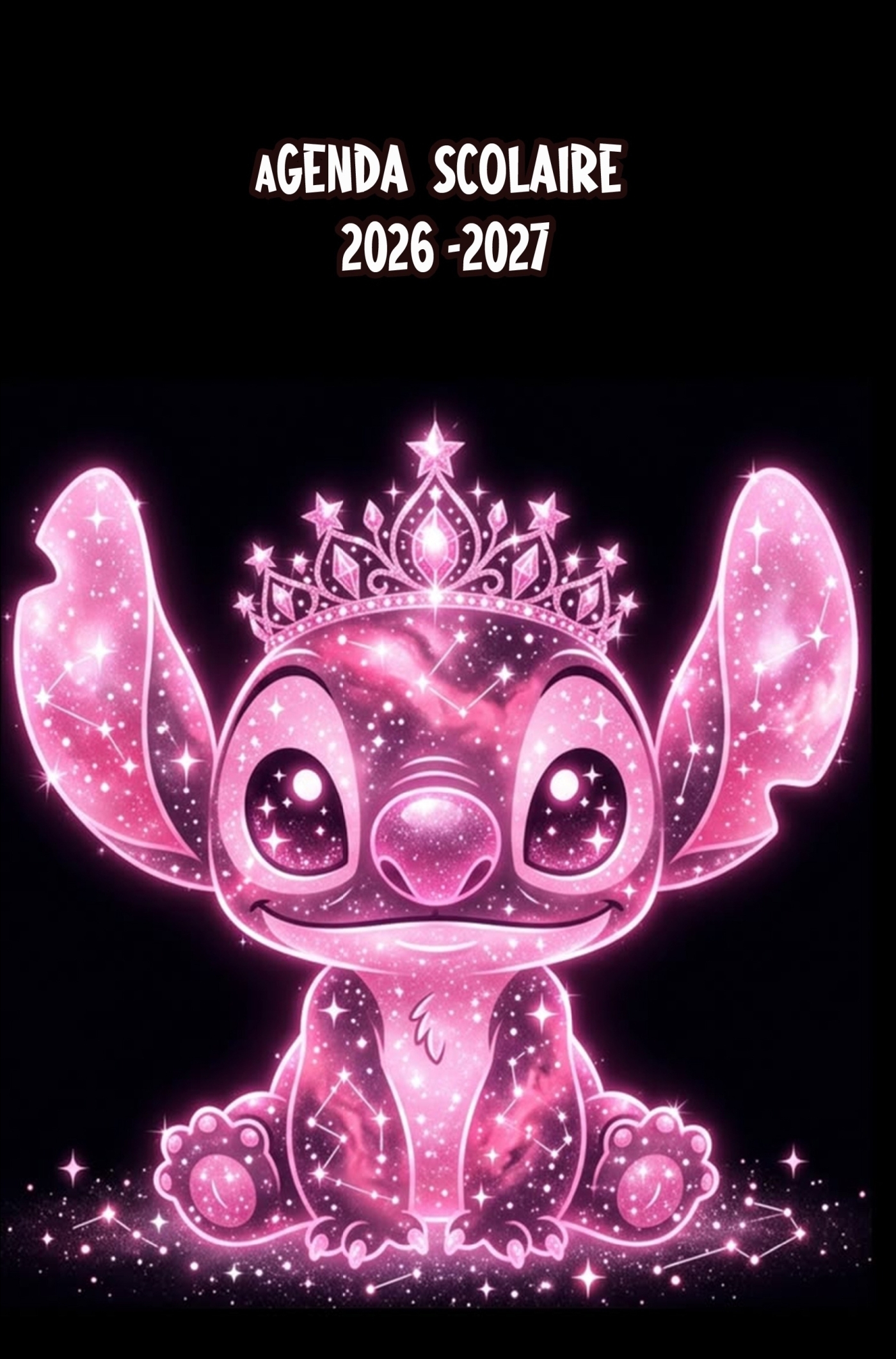 Agenda Scolaire Lilo & Stitch 2026-2027 - Organisateur Scolaire pour Garçons et Filles - Primaire, Collège et Lycée - Thème...