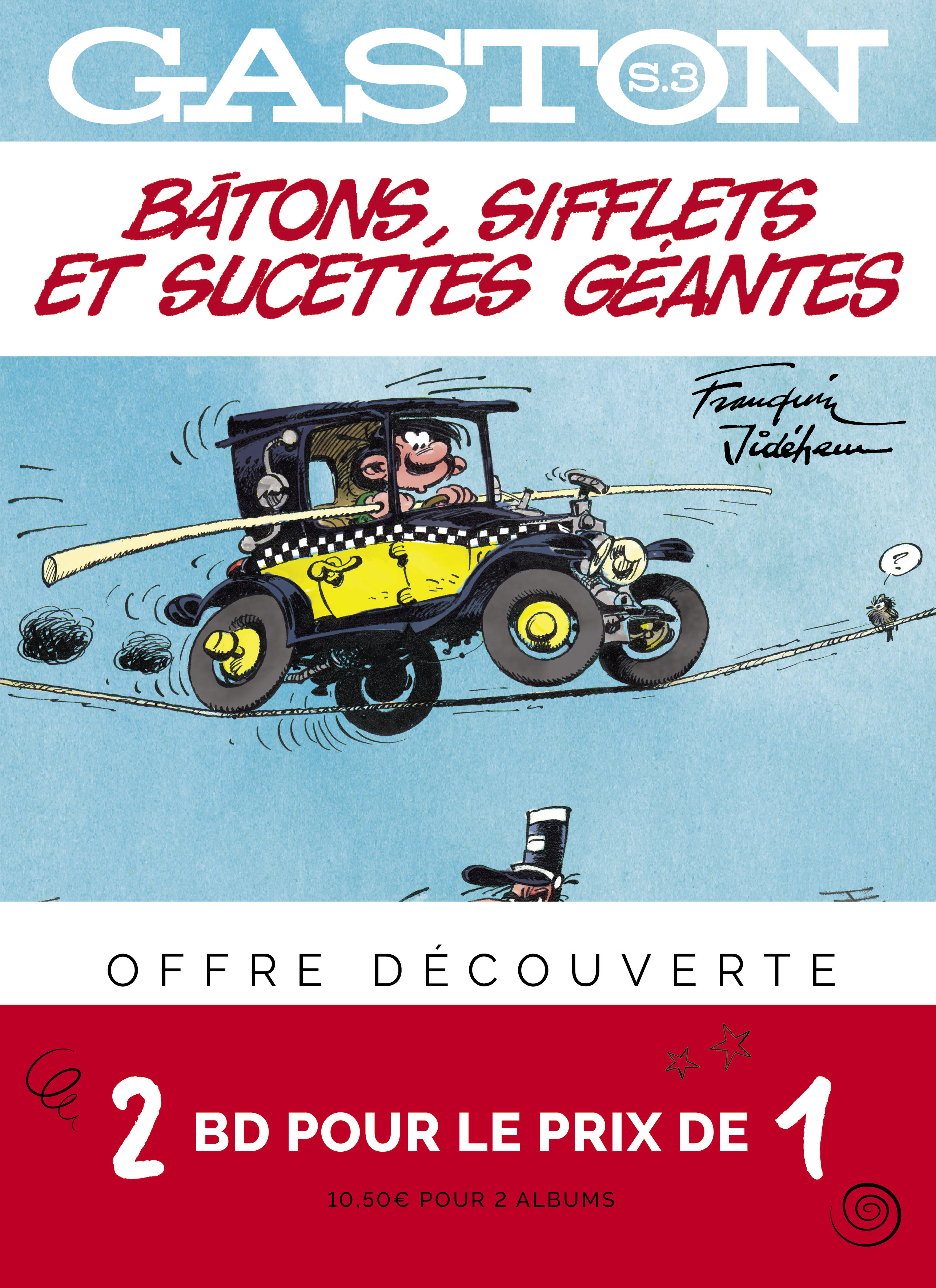 Bi-pack T3 + T2 (offert) Gaston hors-série