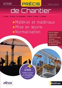 Précis de Chantier  AFNOR-NATHAN Livre de l'élève - 2023