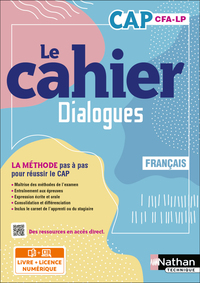 Français CAP - Cahier de cours et d'activités (Dialogues) Livre + licence élève - 2023