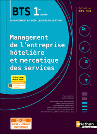 Management de l'entreprise Hôtelière et Mercatique des service BTS 1re année BTS MHR - 2024 - Pochette - élève - + iManuel