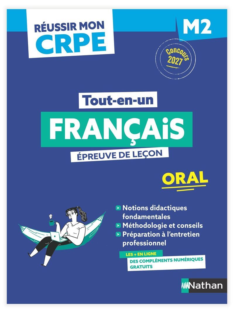 Réussir mon CRPE - Français Admission Concours M2 oral 2027-2028