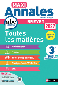 Maxi Annales Brevet 2027 - Corrigé