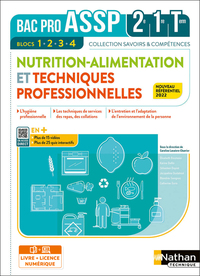 Nutrition-Alimentation & Techniques professionnelles - 2e-1re-Term - Livre + Licence élève 2022