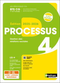 Processus 4 - Gestion des relations sociales - BTS CG 1re et 2e années - Coll. Les processus BTS CG - Éd. 2025 - Livre + licence