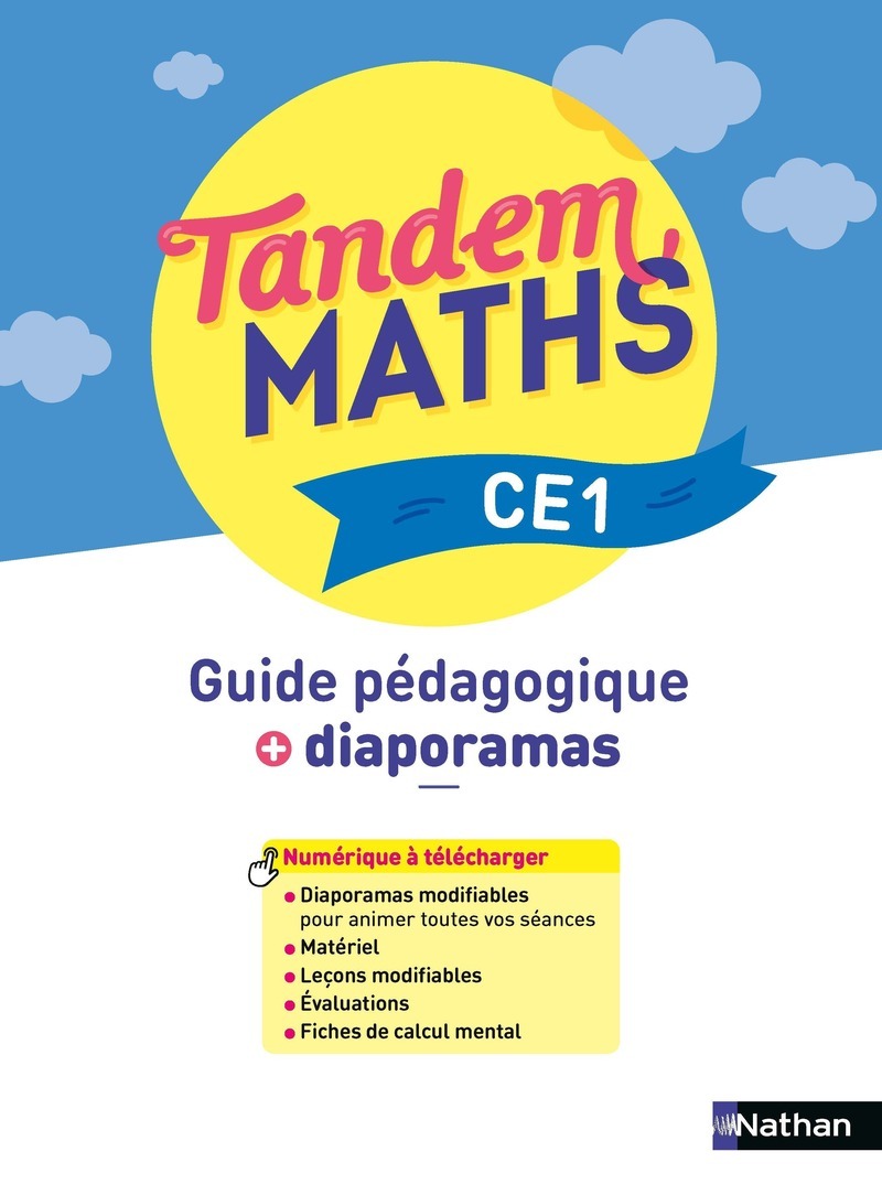 Tandem - Maths CE1 - Guide pédagogique + Diaporamas