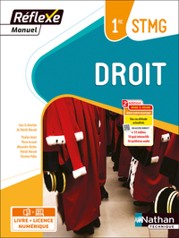 Droit 1re STMG (Manuel Réflexe) Livre + Licence élève - 2023